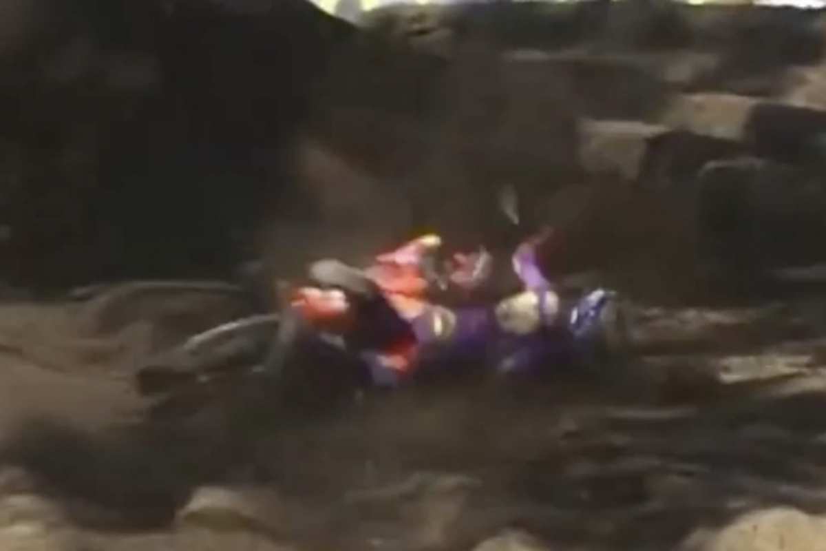 Sacha Coenen stürzte in Führung liegend in der letzten Runde