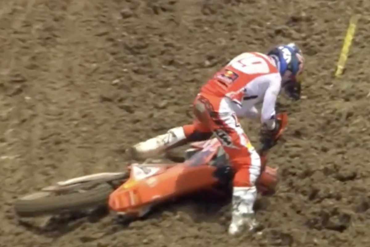 Sacha Coenen führte und stürzte