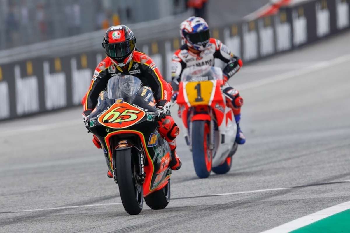 Forza! Loris Capirossi auf der erfolgreichen 250er-Werks-Aprilia RSW