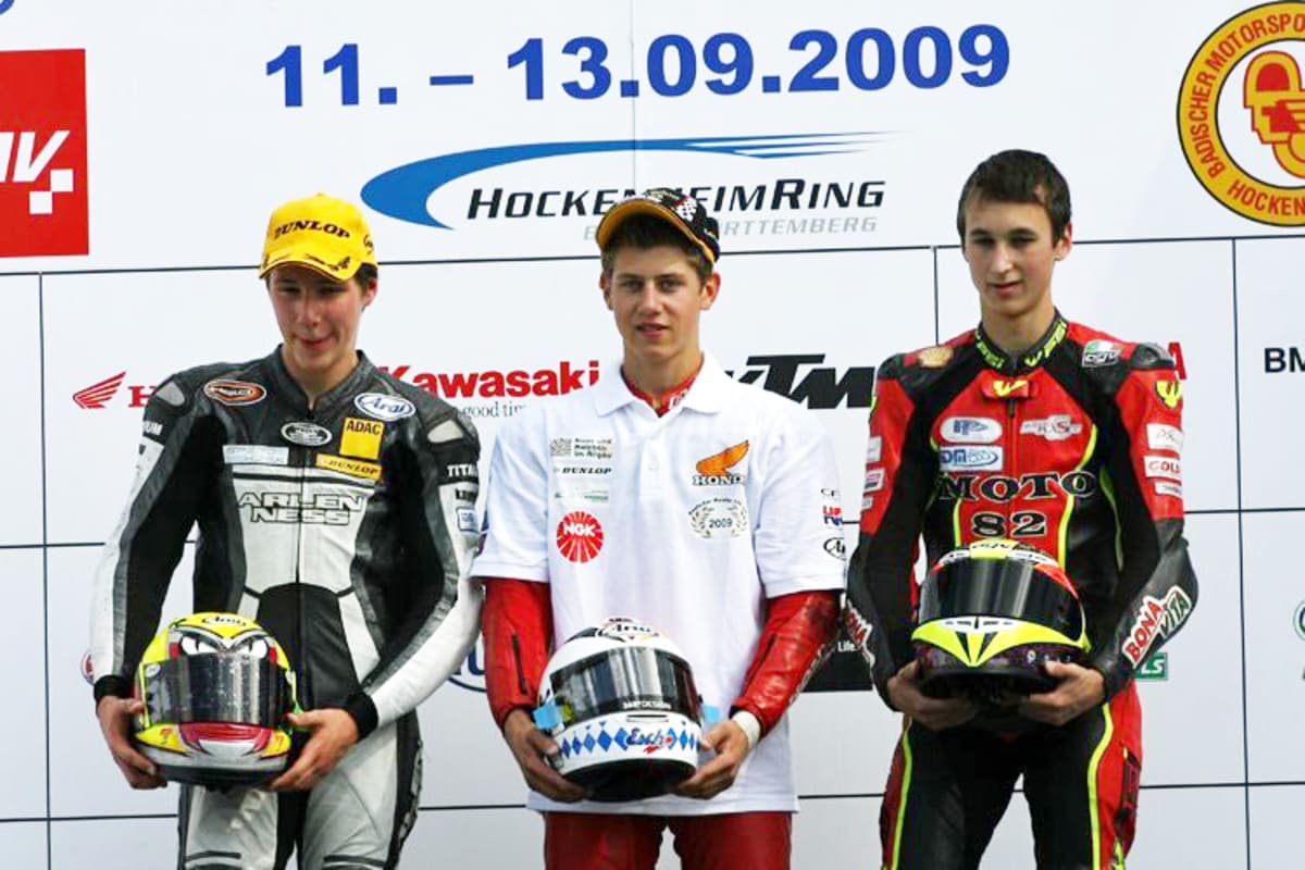 2009: Marvin Fritz, Marcel Schrötter und Lukas Pesek