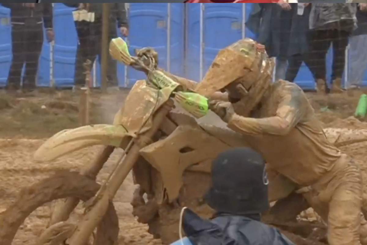 Jeremy Seewer musste das Rennen aufgeben