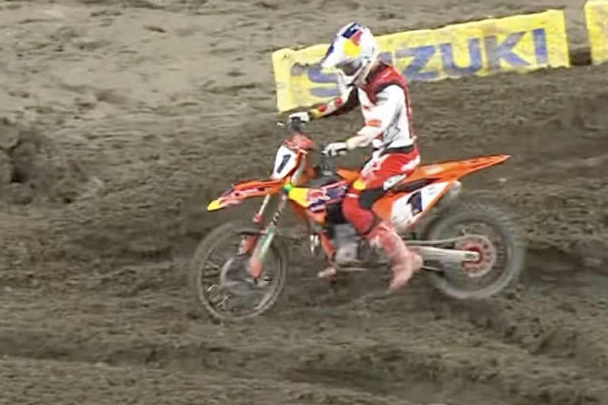 Chase Sexton würgte im Vorlauf sein Motorrad ab und fiel zurück