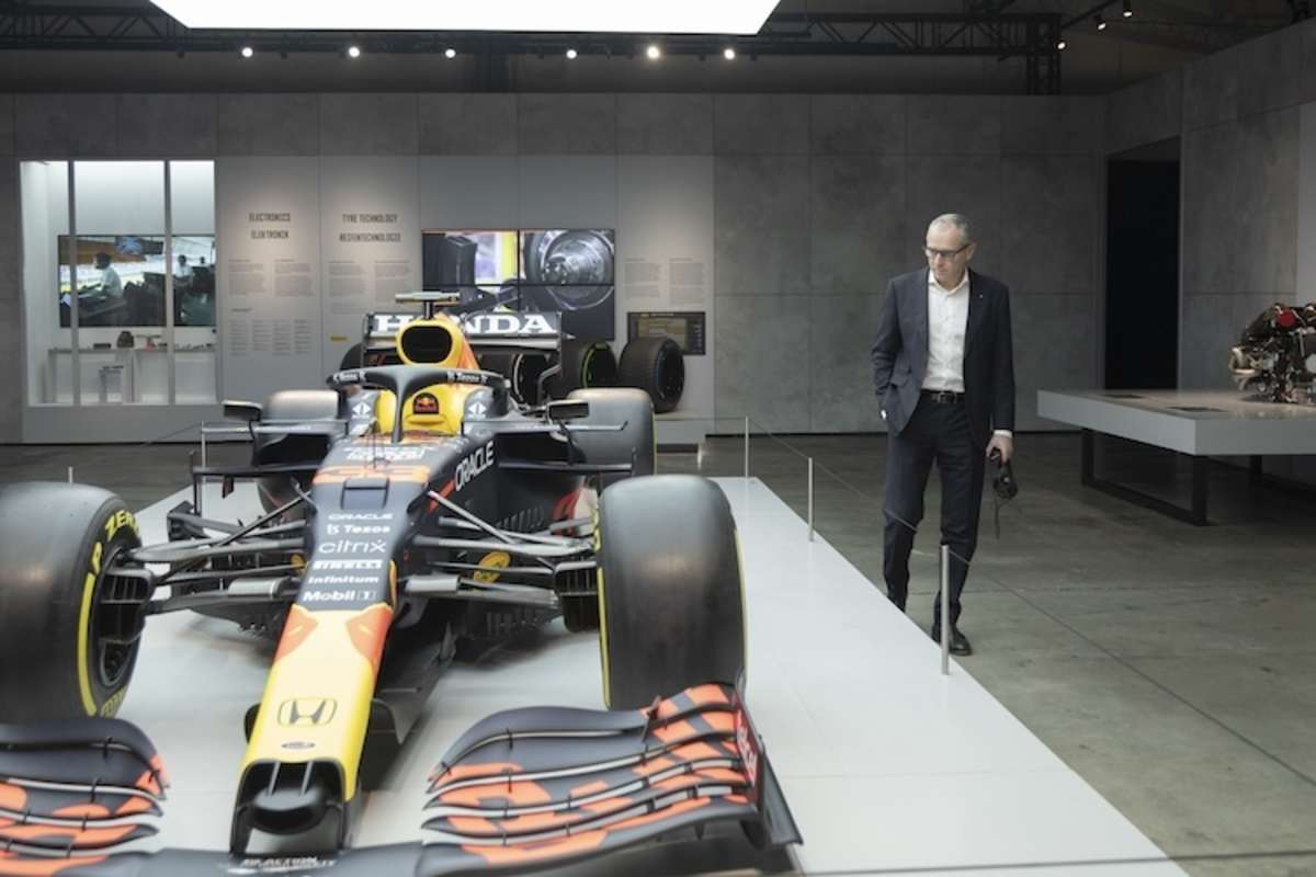 Stefano Domenicali besuchte die Ausstellung bereits am Mittwochnachmittag