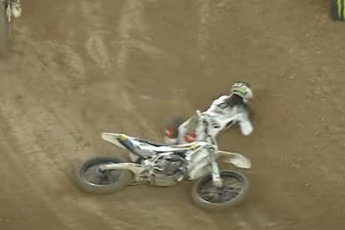 Malcolm Stewart stürzte im Finale