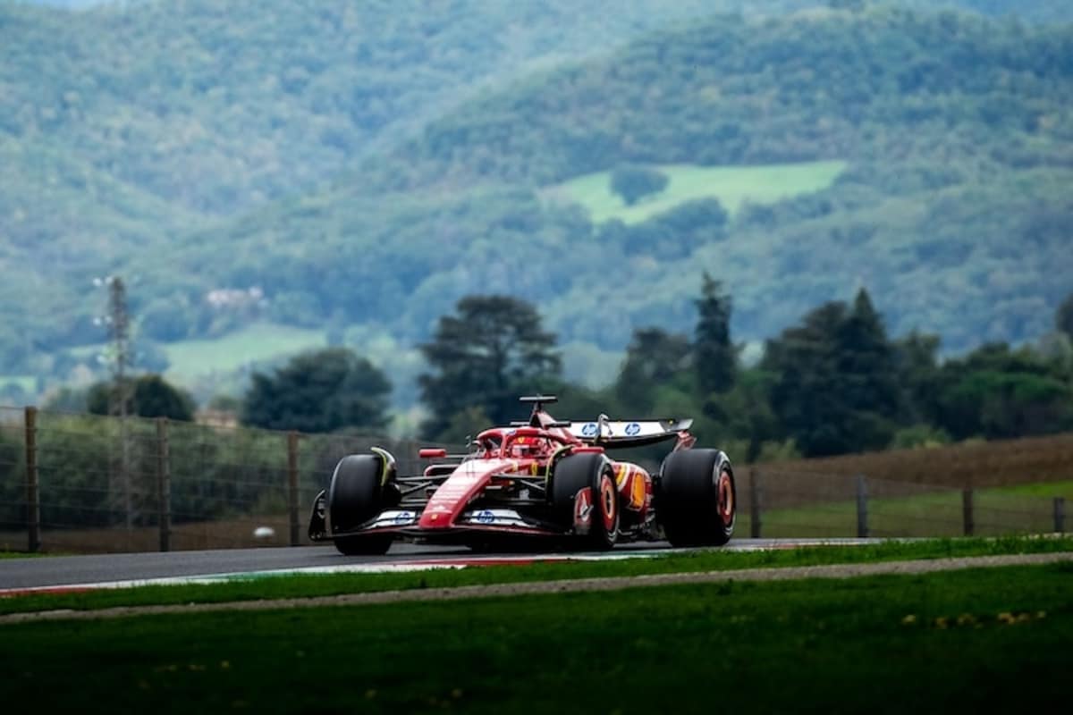Charles Leclerc übernahm das Ferrari-Steuer für den Nachmittag