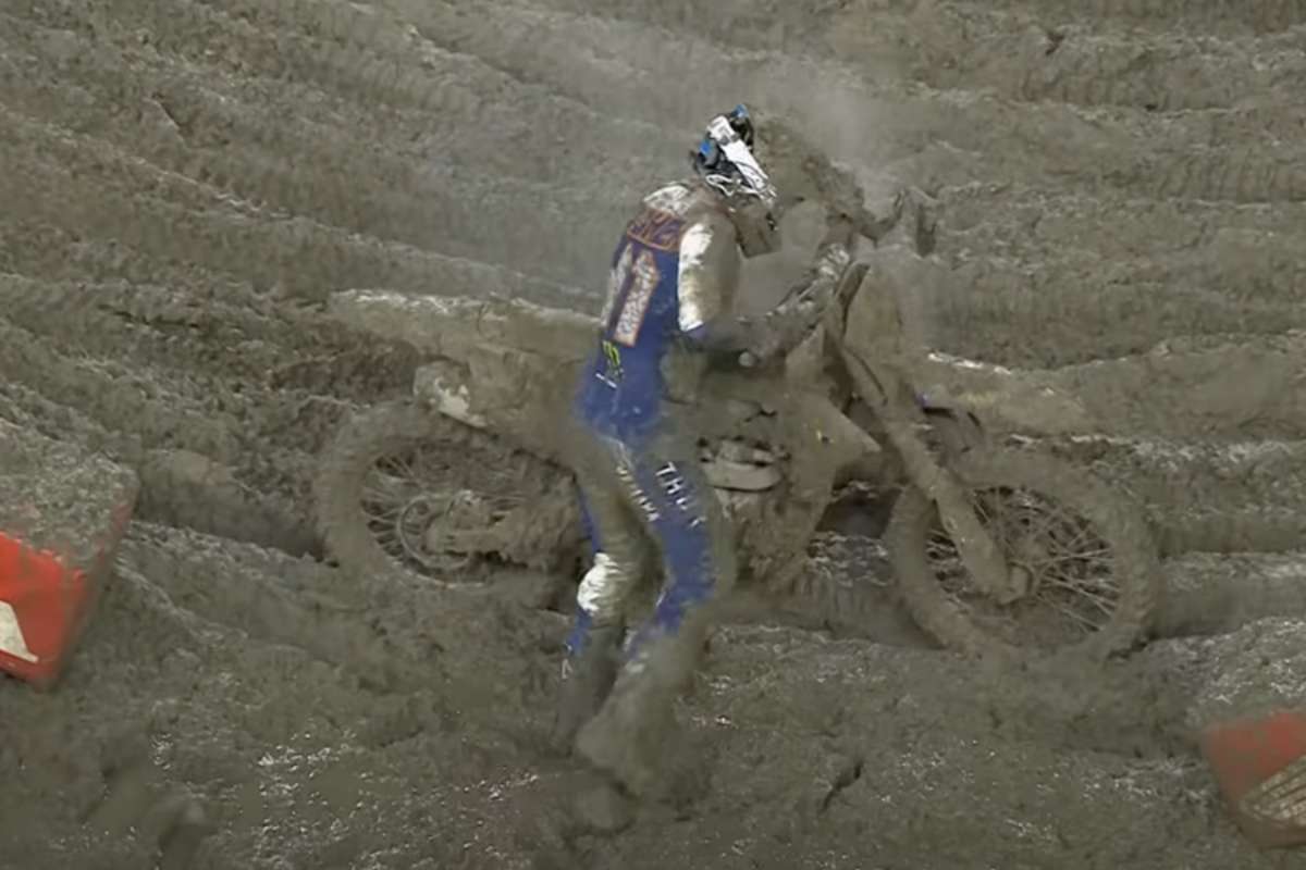 Auch Nate Thrasher ging zu Boden