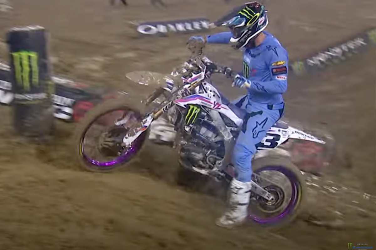 Auch Eli Tomac konnte nach Crash nur noch Schadensbegrenzung betreiben