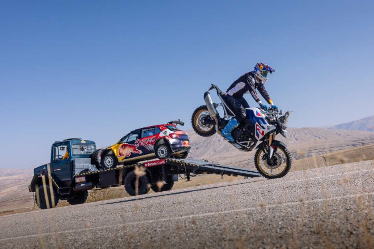 Natürlich versuchte Toprak einen Stoppie