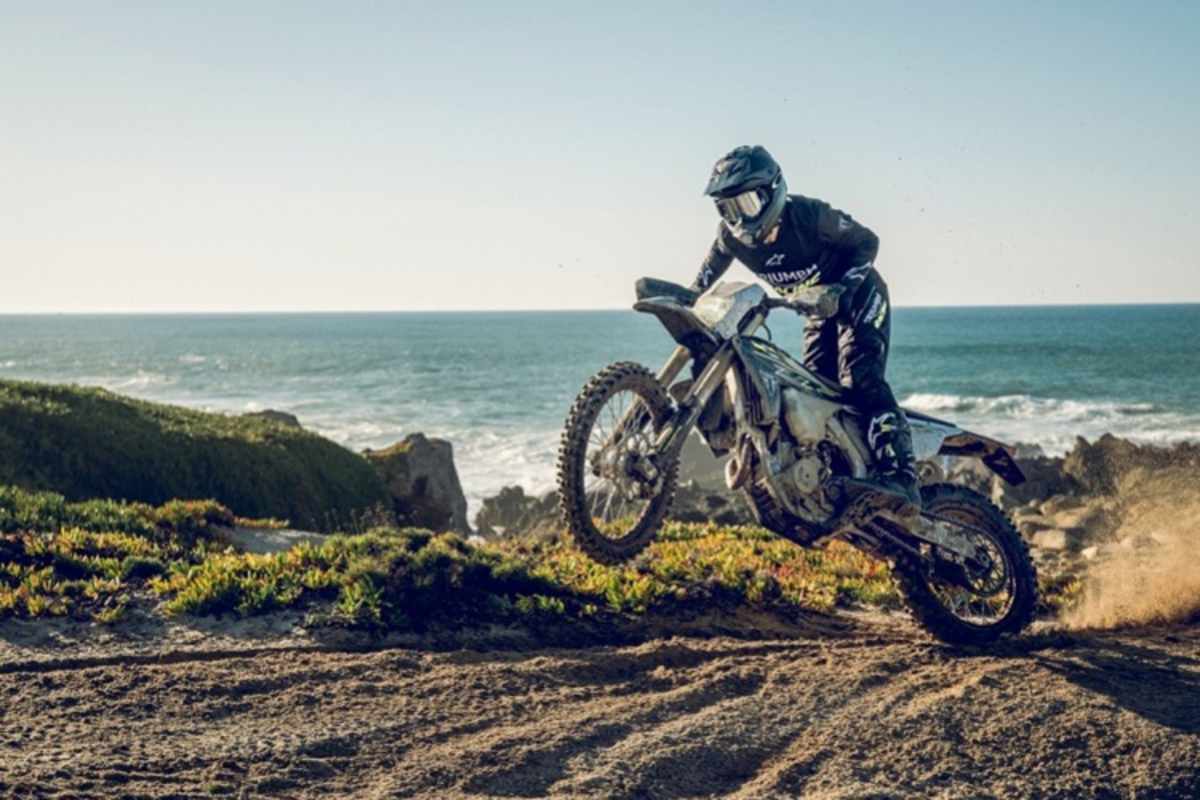 Triumph TF450-E: Ganz offensichtlich herrscht an Leistung kein Mangel, wenngleich keine Zahlen genannt werden