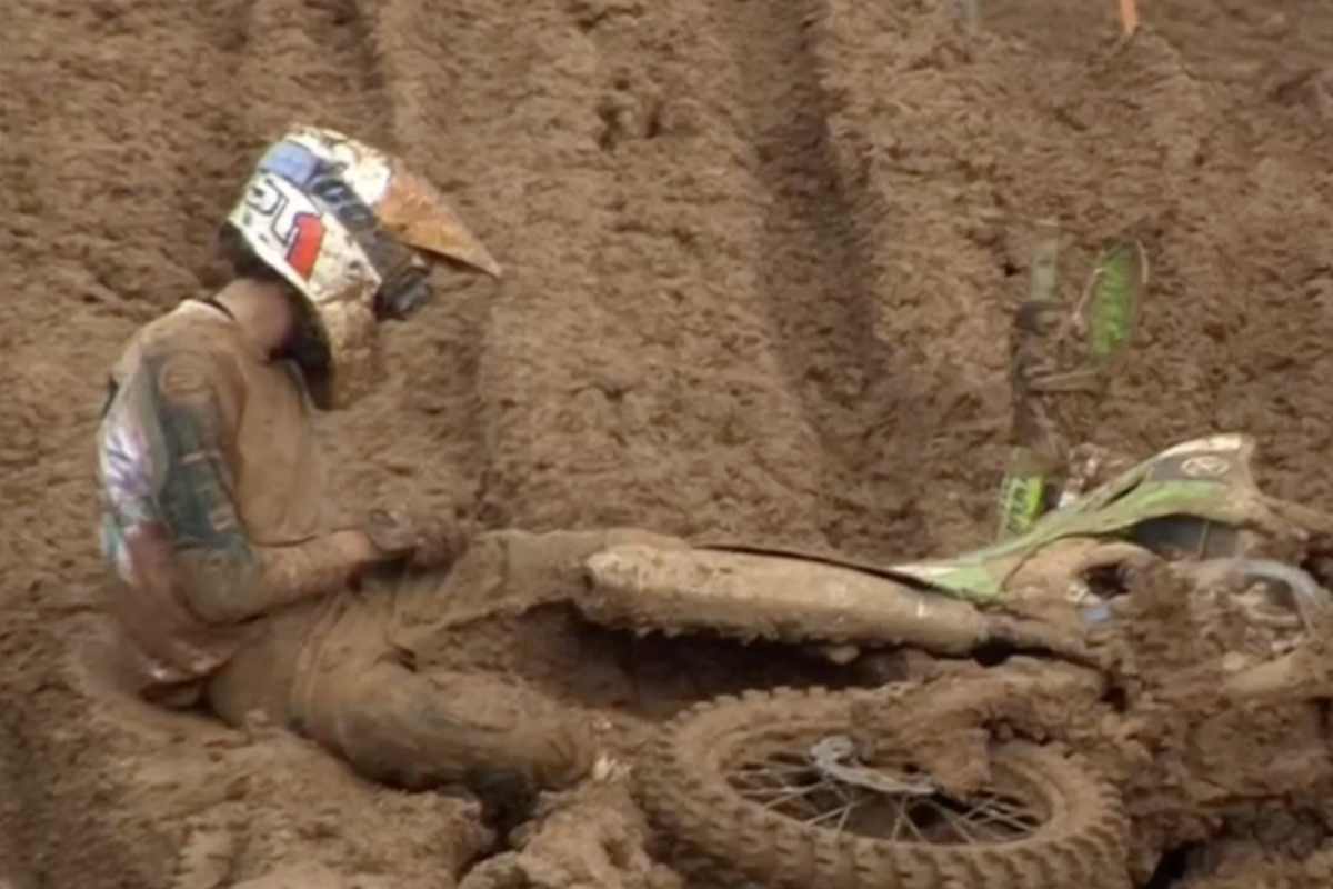 Mathys Valin stürzte und fiel aus