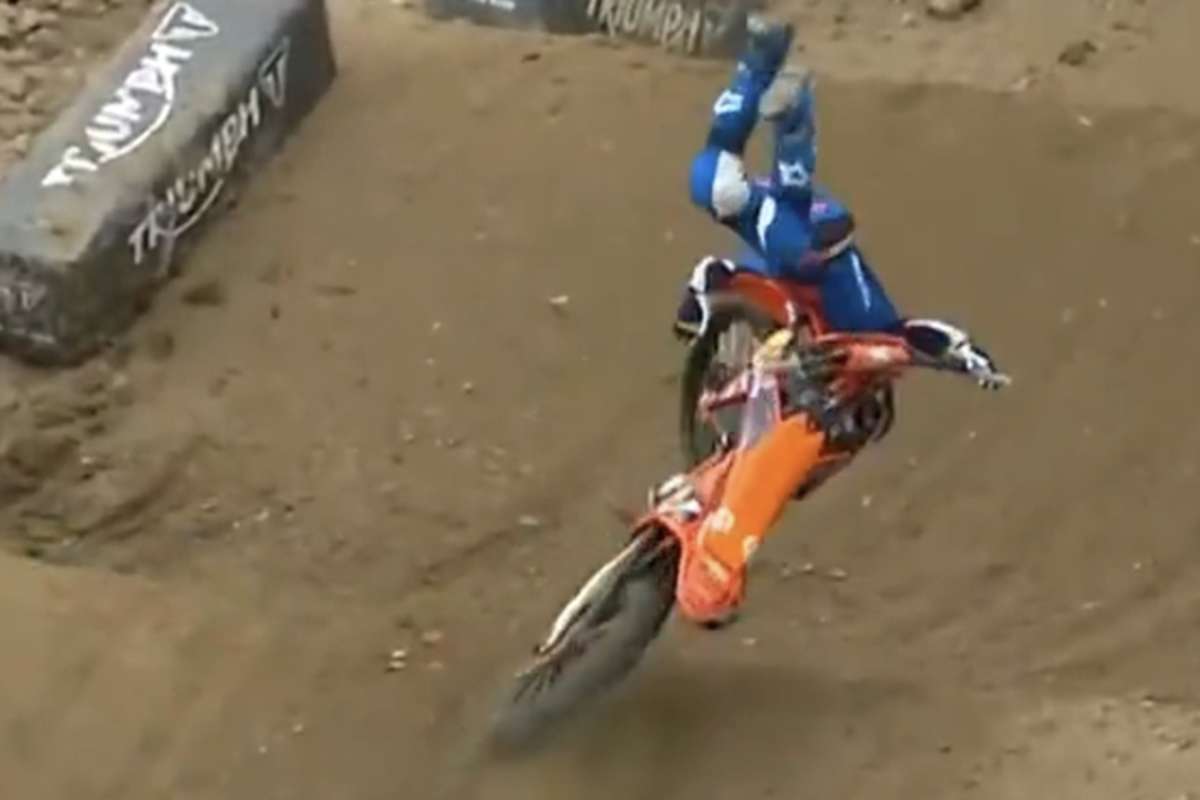 Tom Vialle stürzte im Qualifying