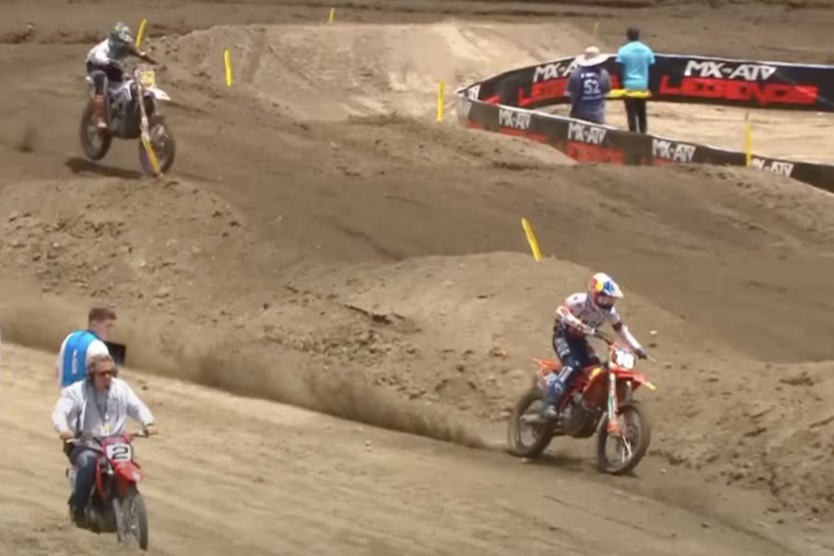 Tom Vialle kam von der Strecke ab und wurde bestraft