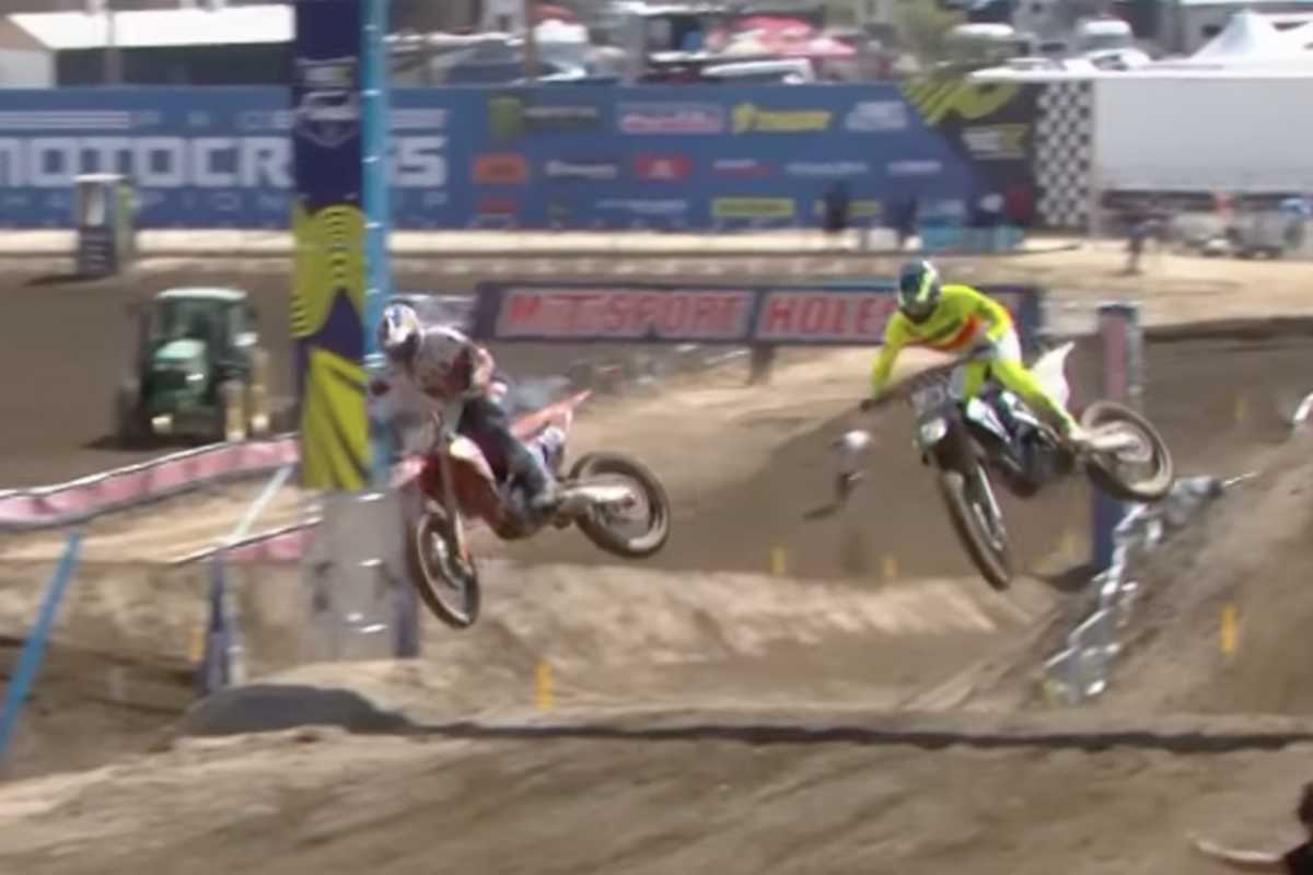 Tom Vialle setzte sich im zweiten Lauf gegen Jalek Swoll durch