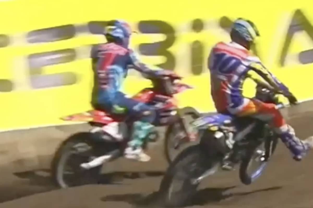 Calvin Vlaanderen setzte sich im ersten Lauf gegen Jorge Prado durch