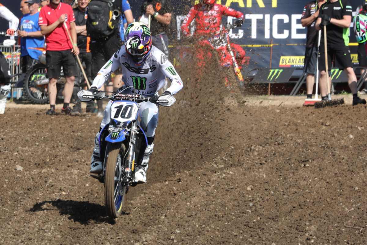 Calvin Vlaanderen beim Starttraining