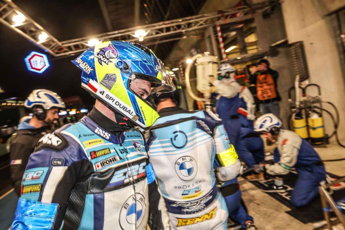 Auf dem Podium: Ilya Mikhalchik mit ERC Endurance (BMW)