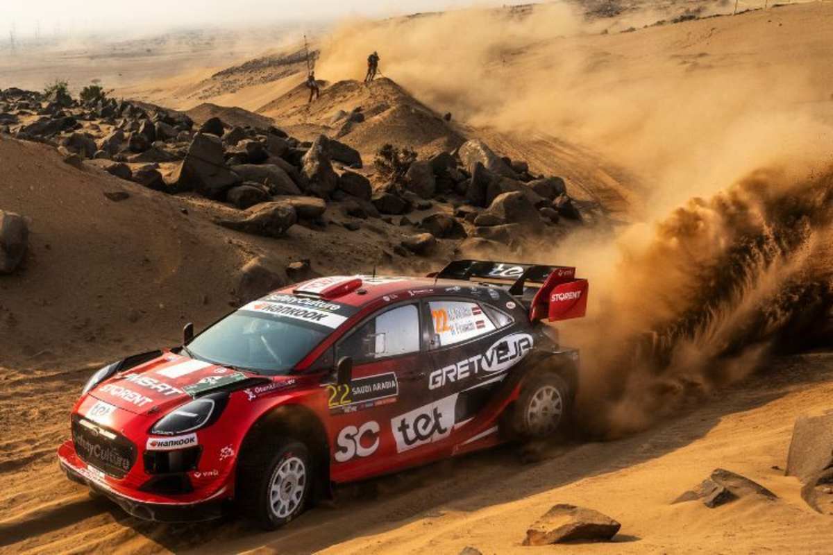 Weiterhin in der Lage den ersten Saisonsieg für M-Sport-Ford herauszufahren: Martins Sesks liegt auf Platz zwei