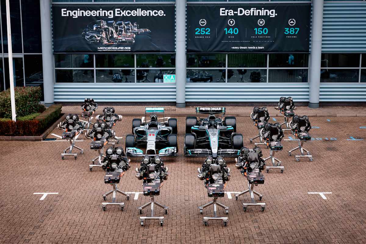 Wichtiger Erfolgsfaktor: Die Mercedes-Antriebseinheiten der letzten Jahre