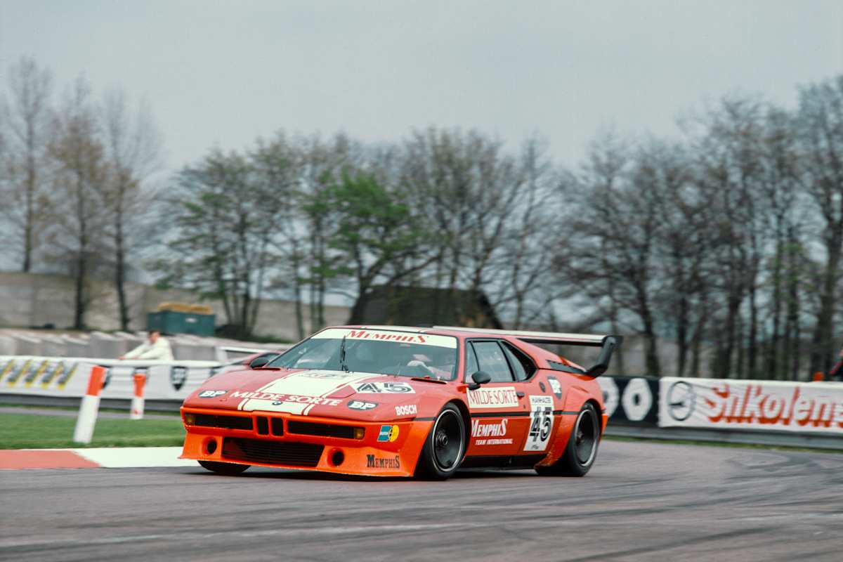 Sepp Manhalter 1980 im BMW M1 Procar in Donington