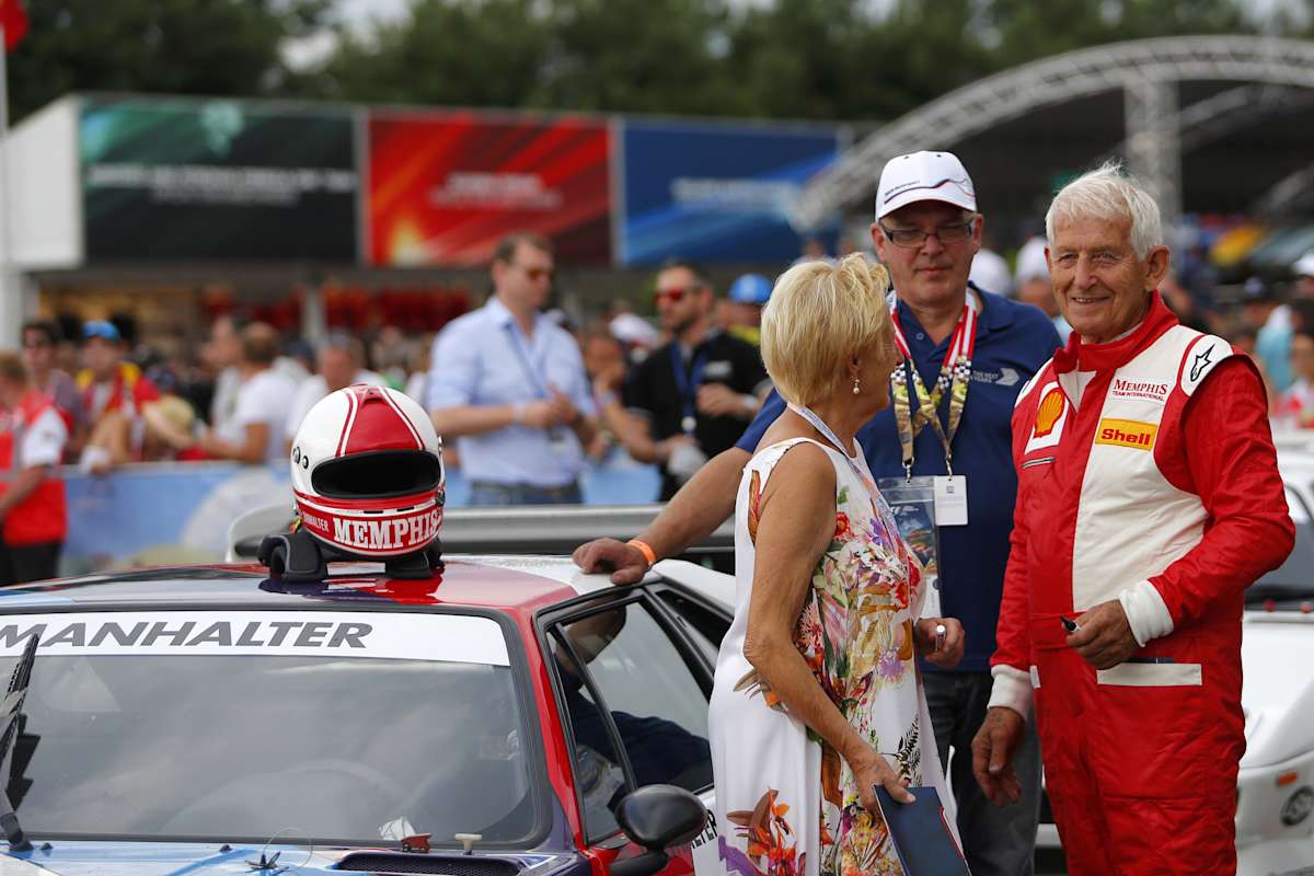 Sepp Manhalter 2016 bei der BMW M1 Legends Parade auf dem Red Bull Ring
