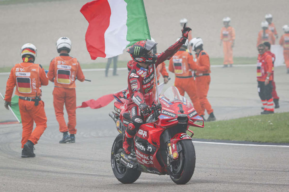 Francesco Bagnaia gewinnt das Rennen