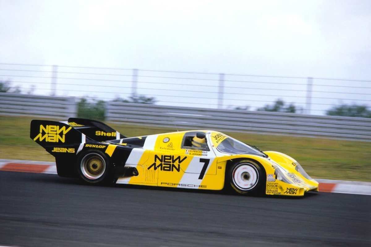 Ayrton Senna 1984 im Porsche 956