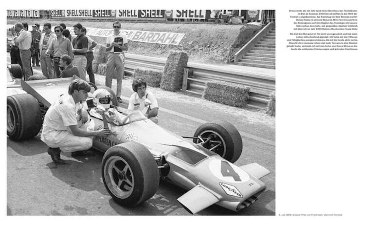 Wyss rechts neben Denny Hulme, in Frankreich 1969