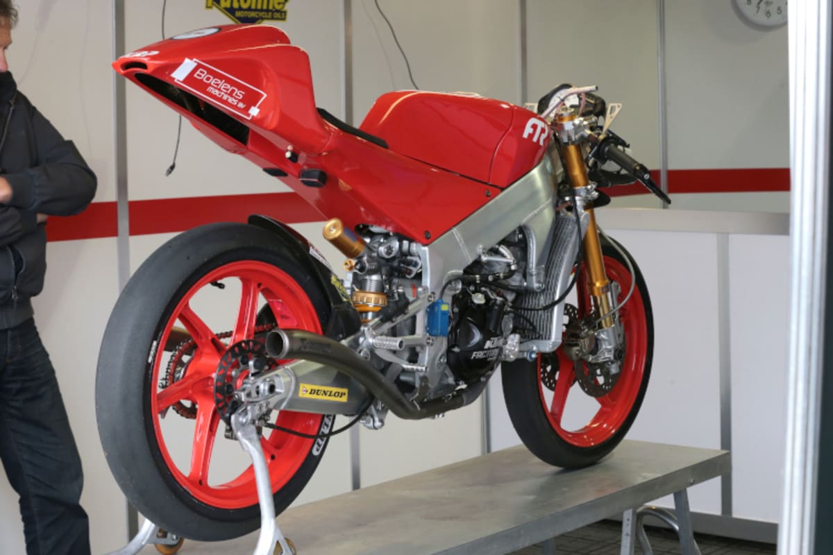 FTR-Moto3-Bike von Jasper Iwema aus 2014