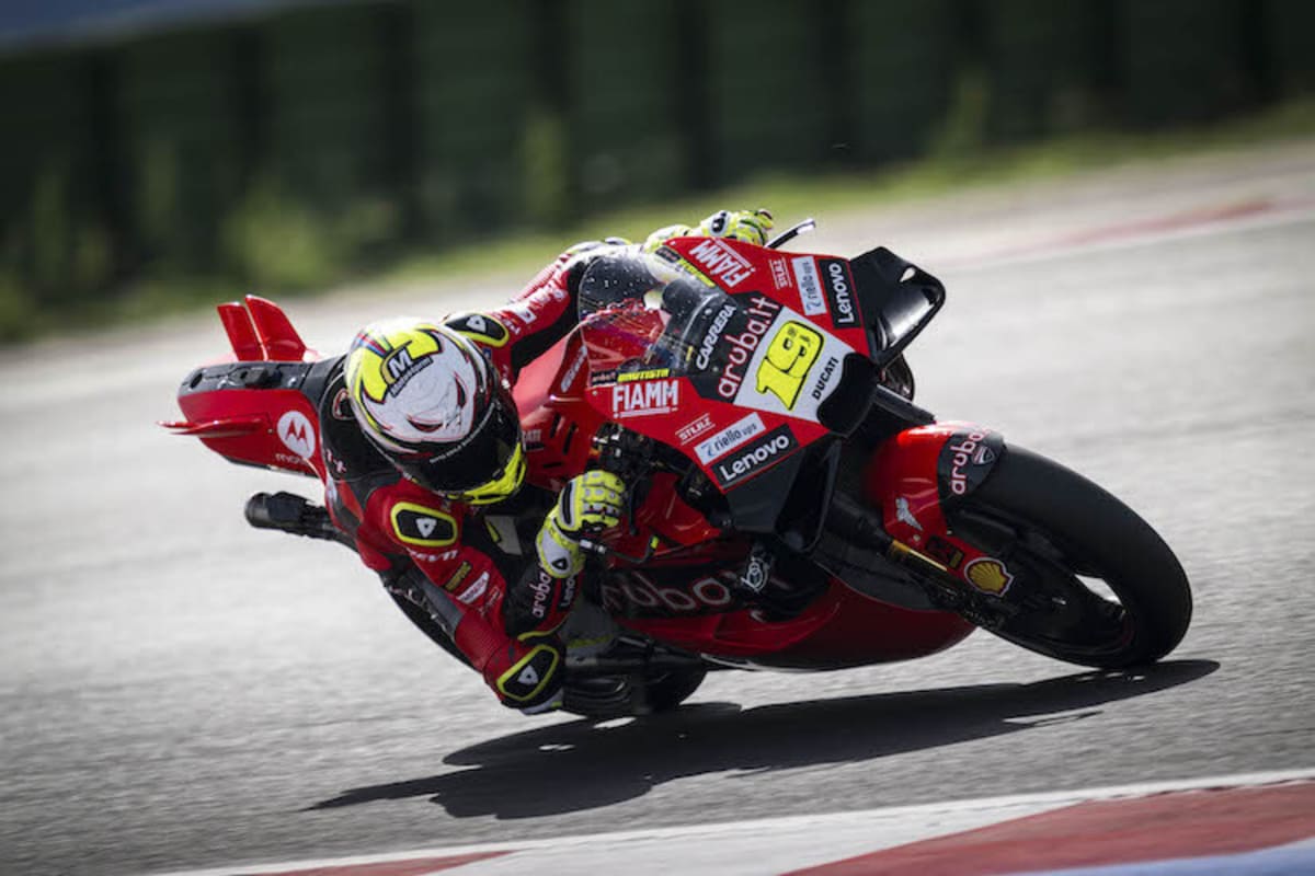 Alvaro Bautistas MotoGP-Test in Misano