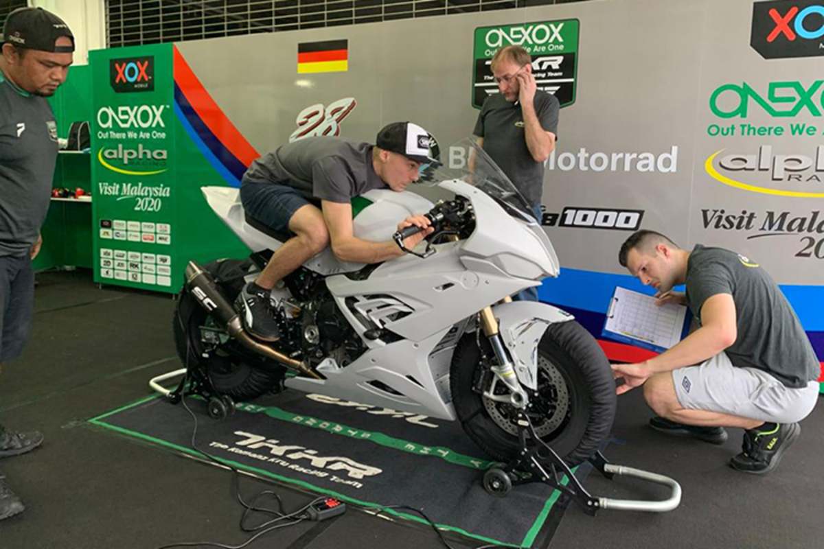 Markus Reiterberger bei der Sitzprobe