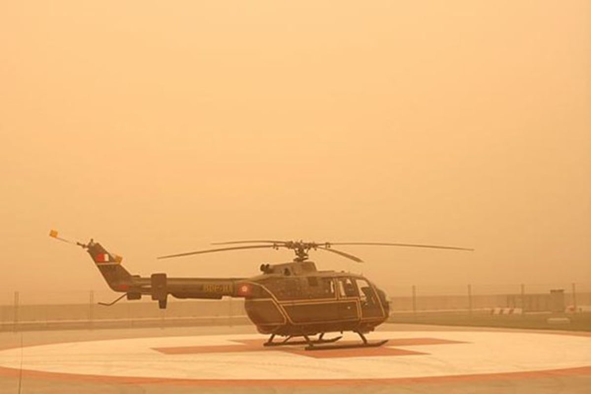 Und auch der Rettungsheli fliegt keinen Meter mehr