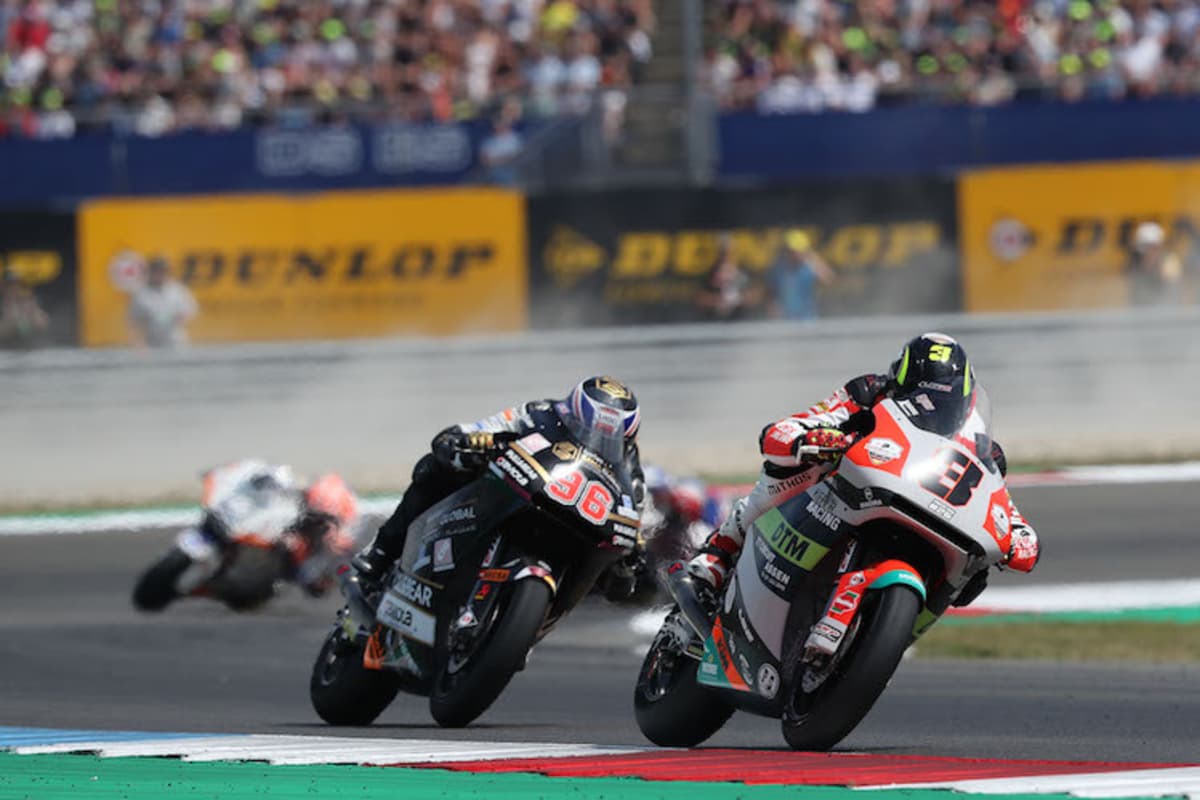 ​Ende Juni gab Lukas Tulovic selbst im Moto2-WM-Lauf von Assen Gas  