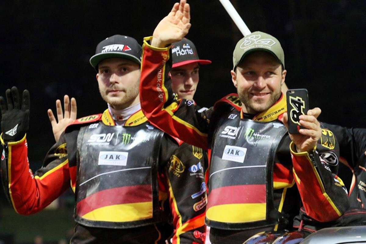 Huckenbeck (li.) und Smolinski sorgten für die Sensation