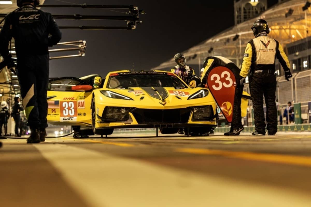 In Gelb: Die Corvette C8.R