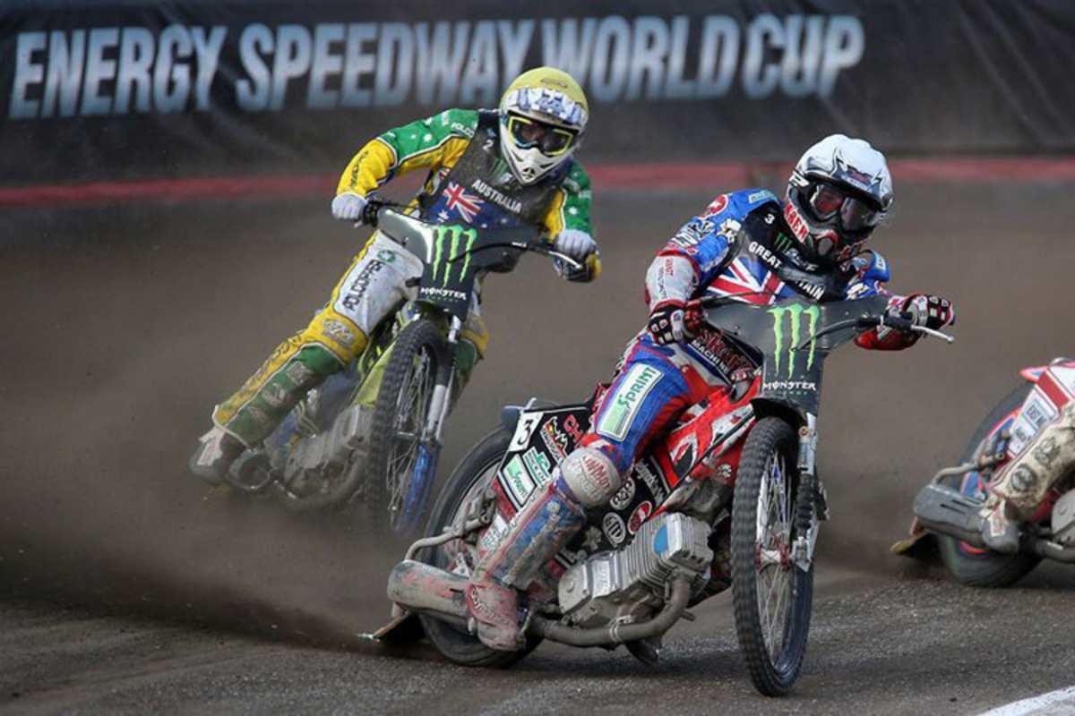 Chris Harris (vorne) rückt in den Grand Prix nach