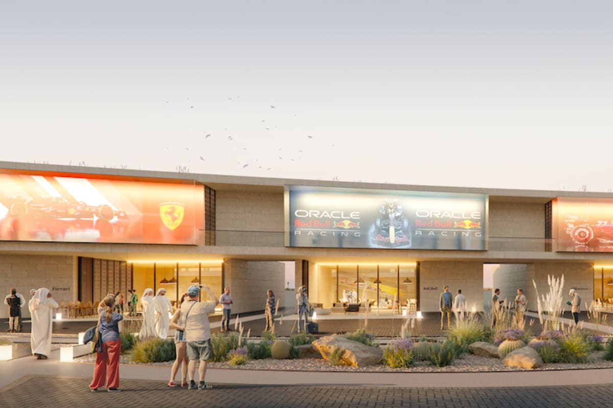 Jedes Team wird geräumige Gastbereiche erhalten