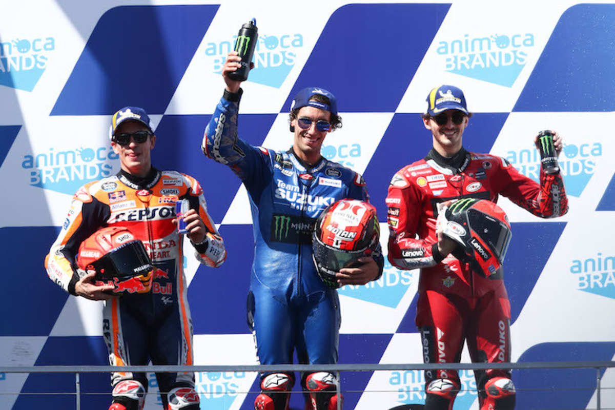 M. Márquez, Rins, Bagnaia