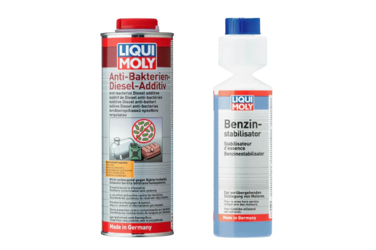 Benzinstabilisator und Anti-Bakterien-Diesel-Additiv sorgen dafür, dass der Kraftstoff in Ihrem Auto über die Wintermonate nicht schwächelt