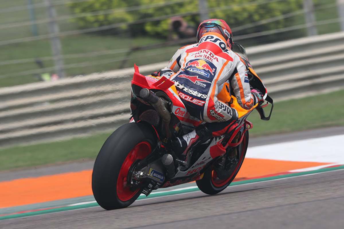 Marc Márquez kam am Sonntag in Indien über Platz 9 (nach dem Crash) nicht hinaus.