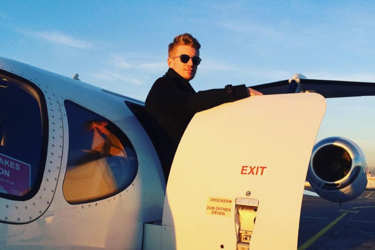 Nico Hülkenberg reist im Privatjet