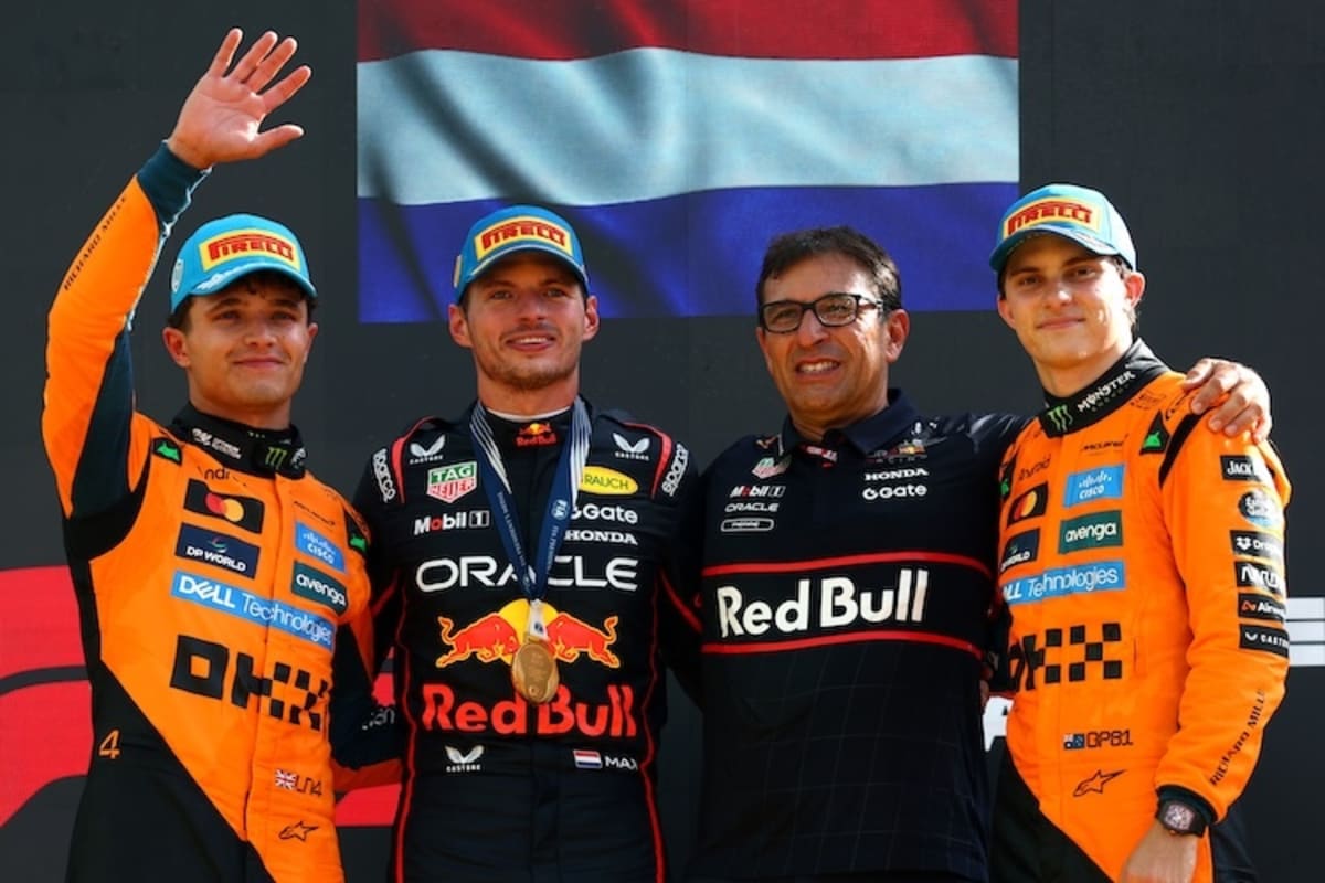 Norris, Verstappen, Piastri