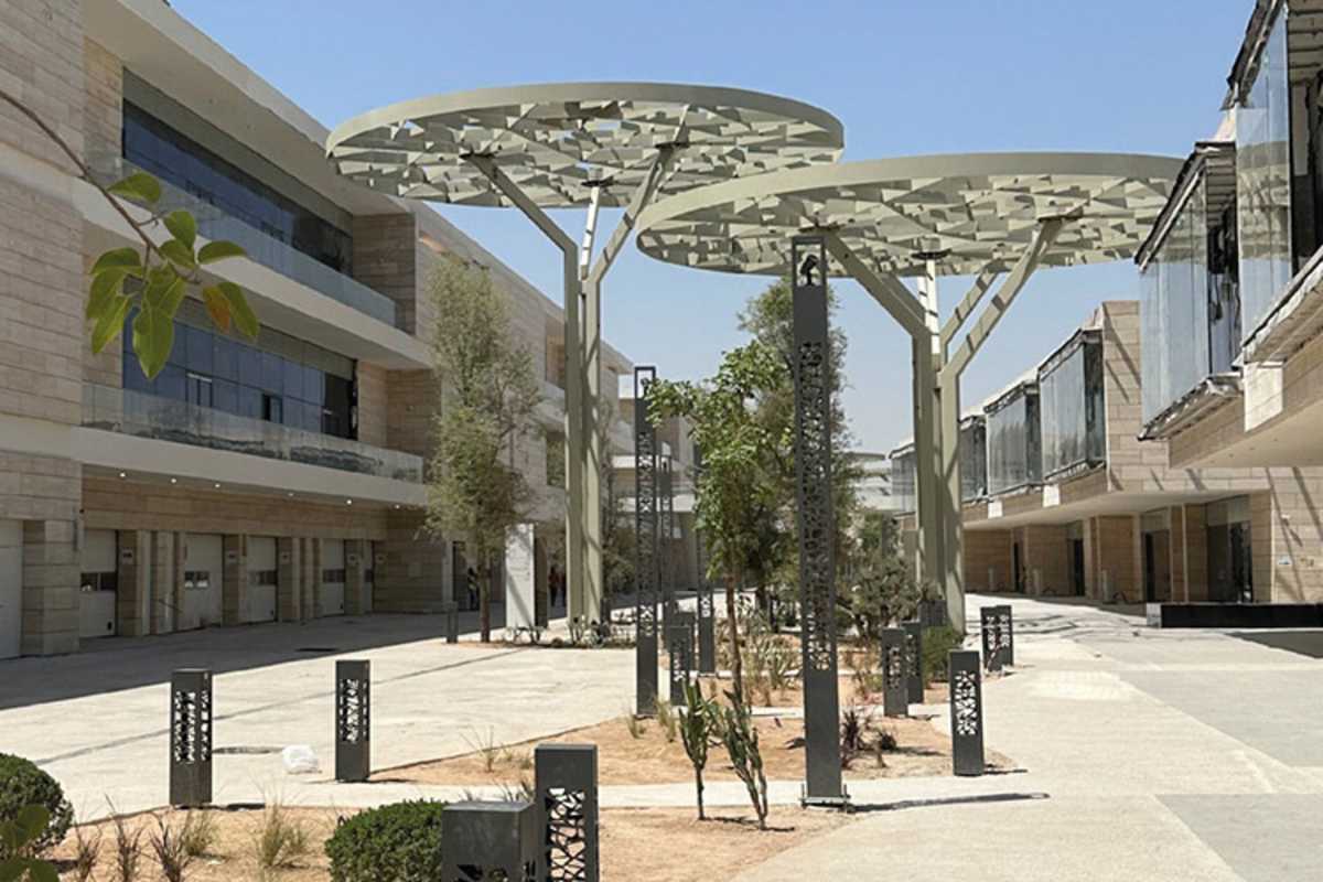 So sieht das VIP-Areal bei Tageslicht aus