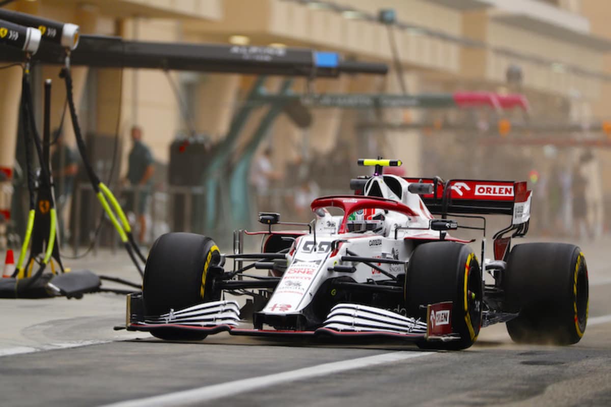 Antonio Giovinazzi im Alfa Romeo-Ferrari