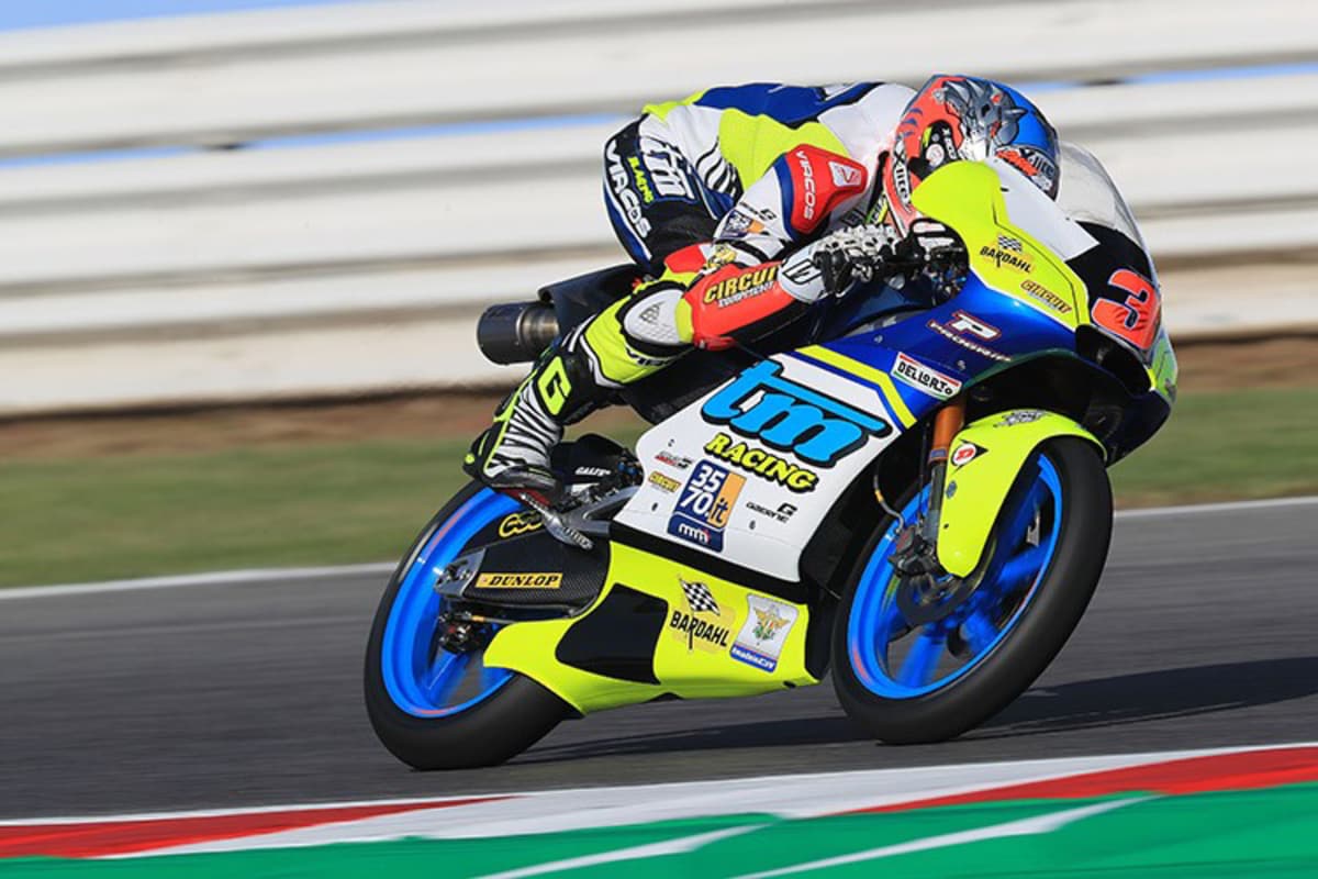 Kevin Zannoni auf der Moto3-TM in Misano
