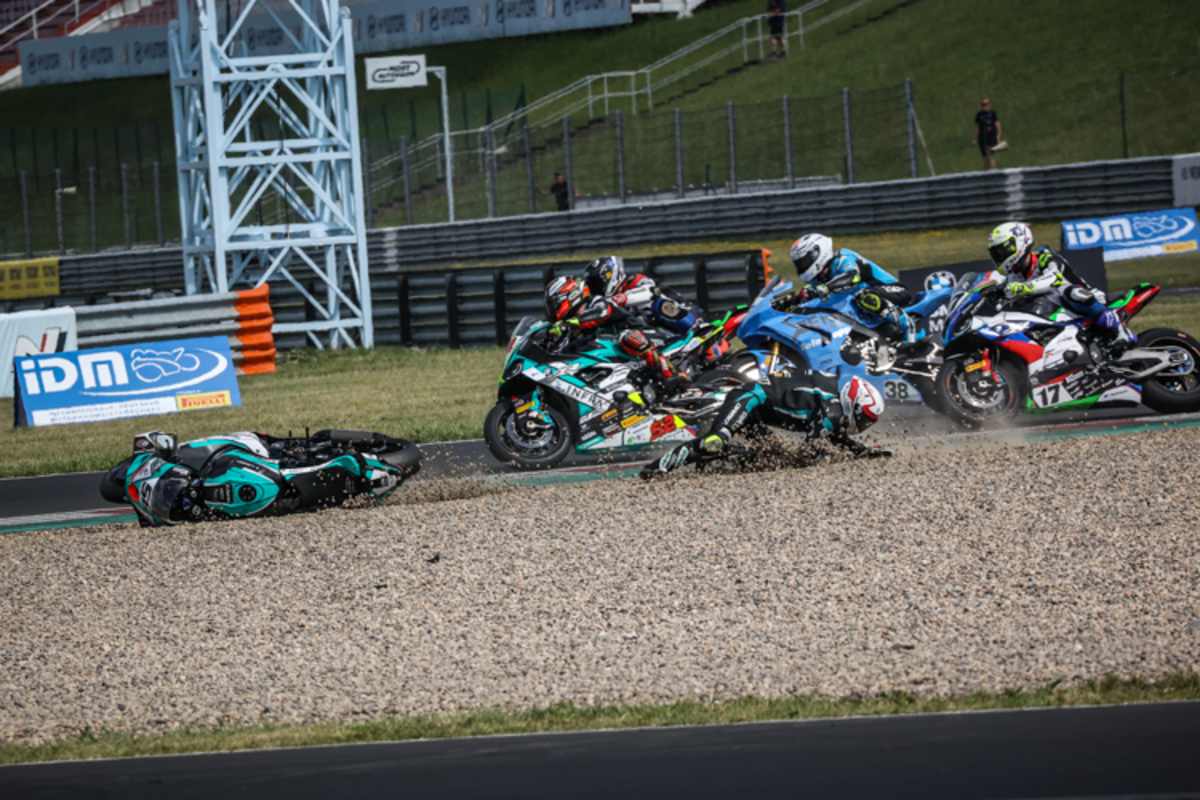 Finsterbusch-Crash bei IDM Most 2023