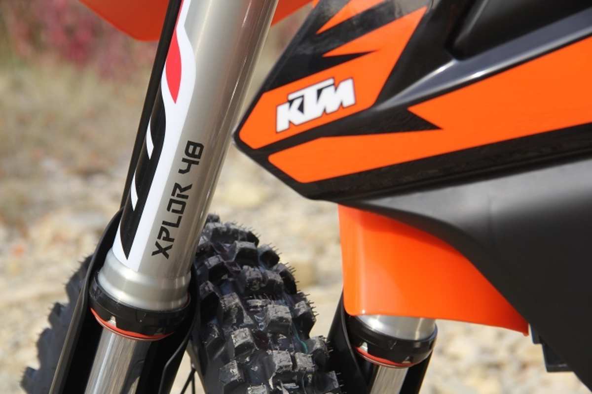 Die WP Xplor 48 überzeugte im steinigen Terrain mit feinem Ansprechverhalten - Open Cartridge halt 