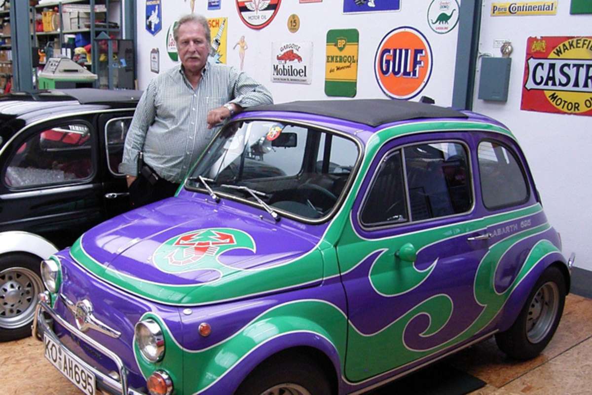 HDD mit Fiat im Martini-Look