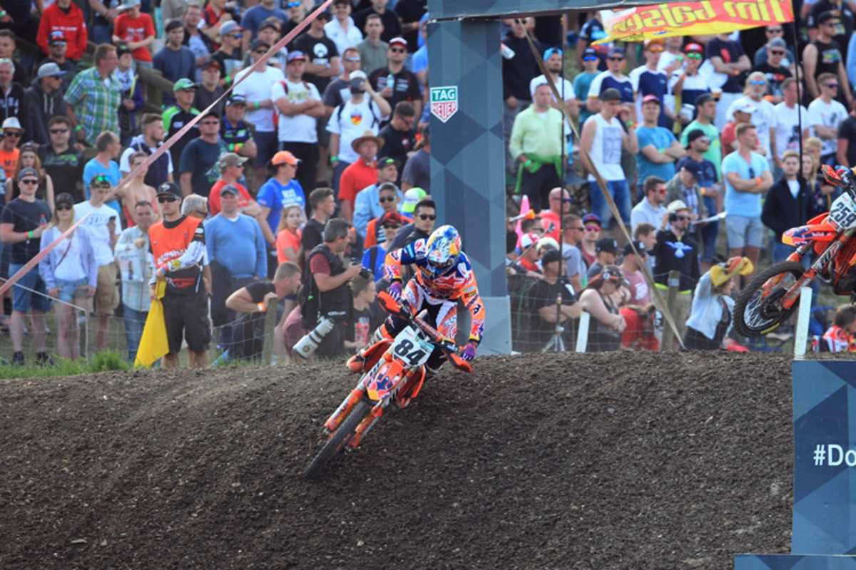 Jeffrey Herlings zeigte im Talkessel, dass er auch auf Hartboden schnell ist