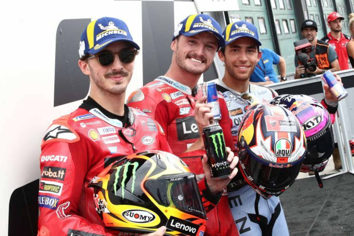 Francesco Bagnaia, Jack Miller & Enea Bastianini