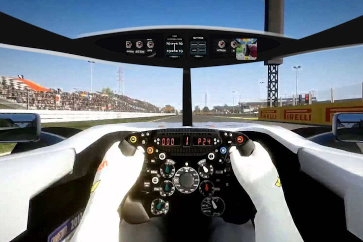 So stellt sich Esa Mustonen die Cockpit-Perspektive vor